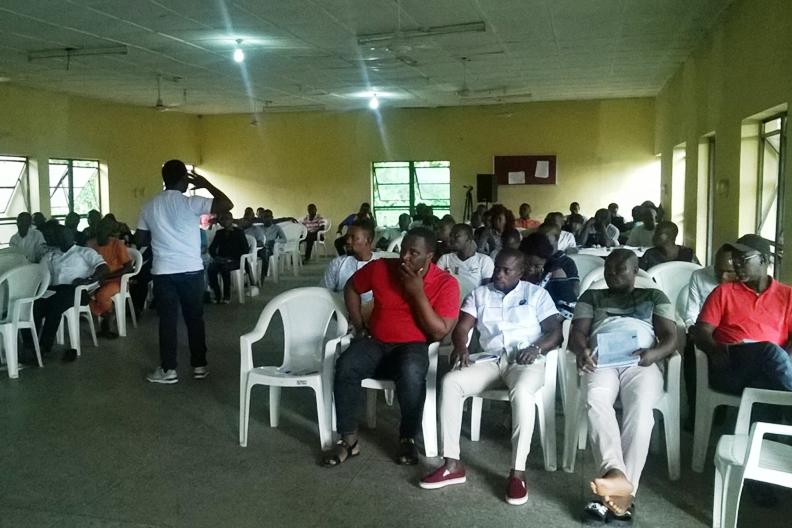 Cross Section of participants at the Anti-corruption Town Hall Meeting in Port Harcourt