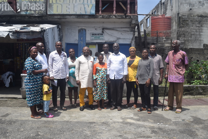 Group Photograph of CRC members some community persons after the inauguration 