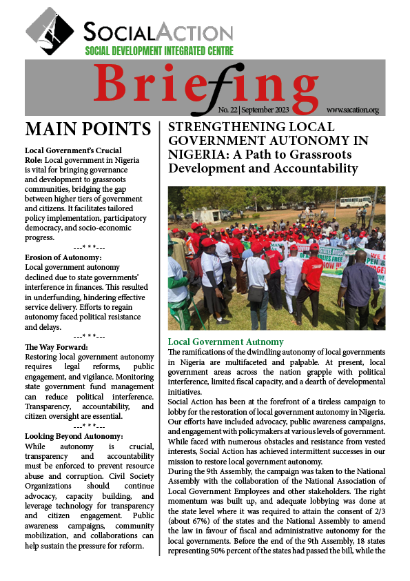 Strengthening Local Government Autonomy In Nigeria A Path To 